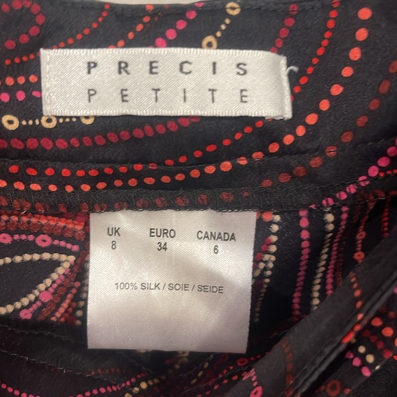 Précis Petite 100% Silk Skirt - Picture 3 of 4